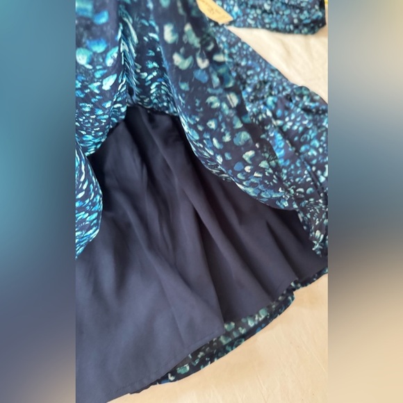 Terra & Sky Women's Plus Size Long Sleeve Mini Peasant Dress - Picture 12 of 14